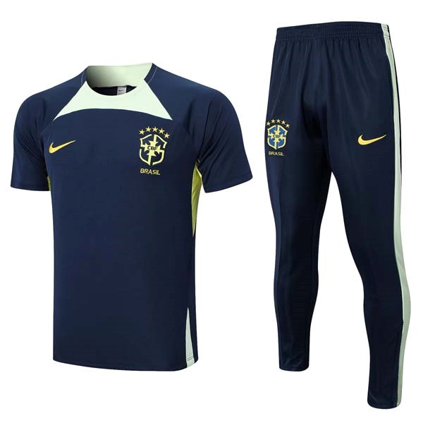 Camiseta Brasil Conjunto Completo 2023/24 Azul